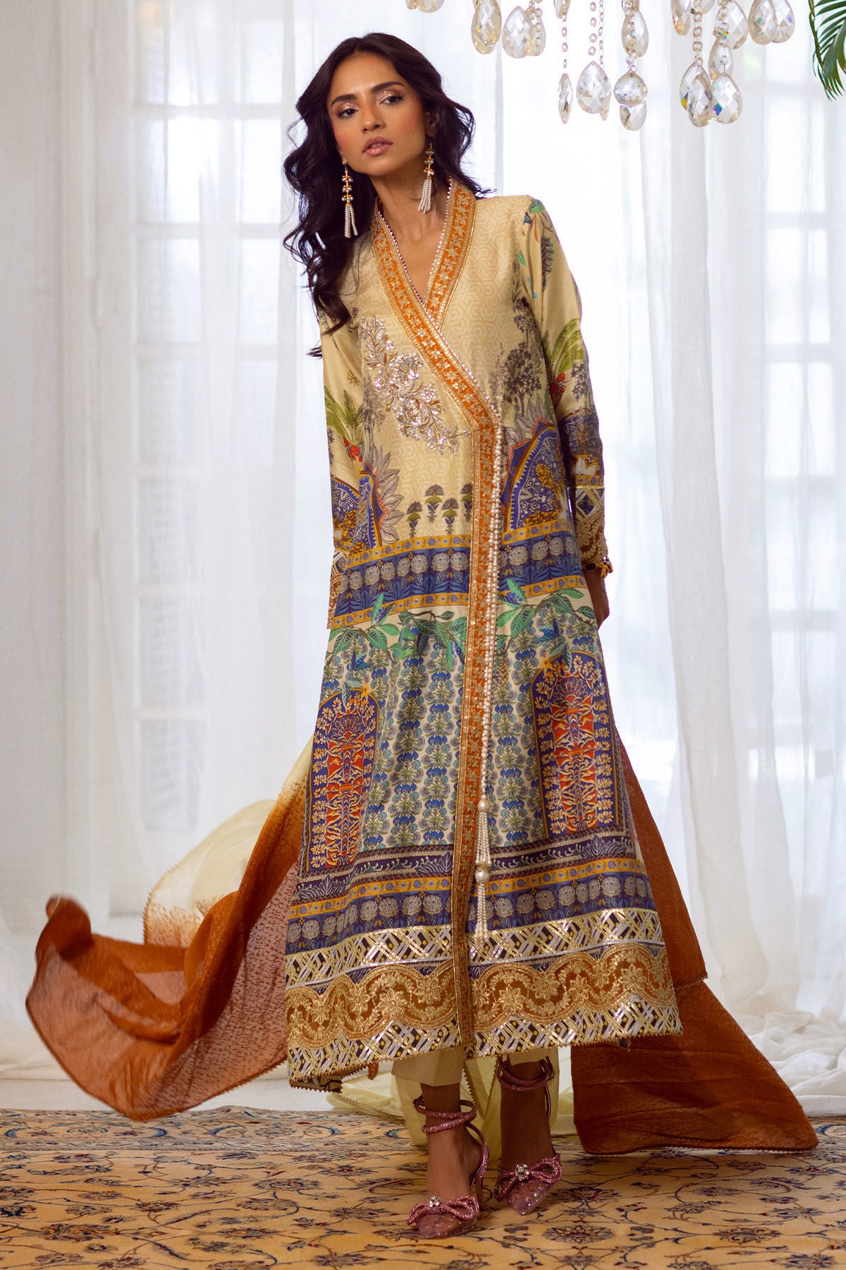 Diya (Angharka, Pants and Dupatta)