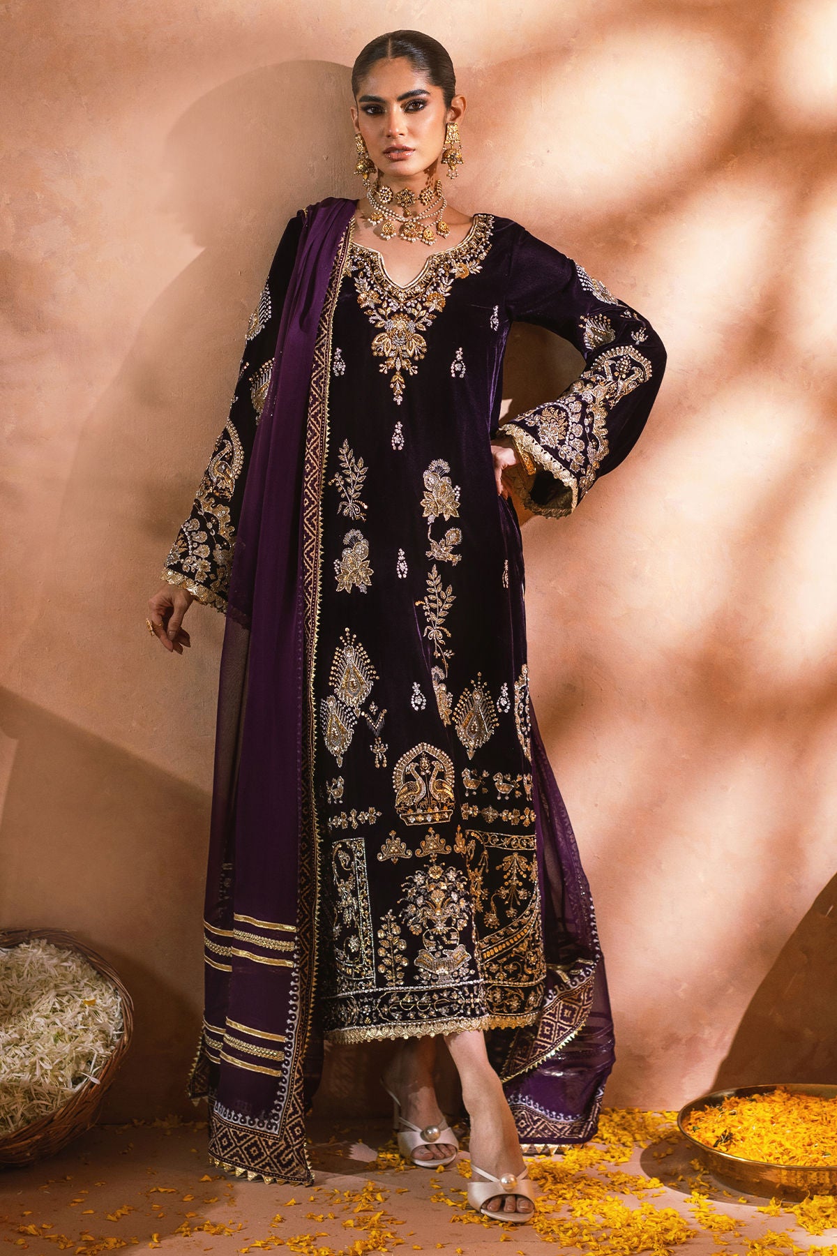 Zolia (Shirt, Pants and Dupatta)