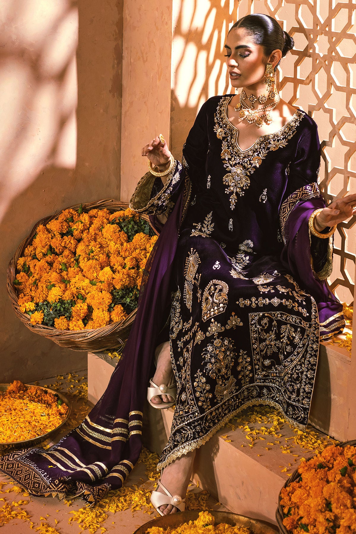 Zolia (Shirt, Pants and Dupatta)