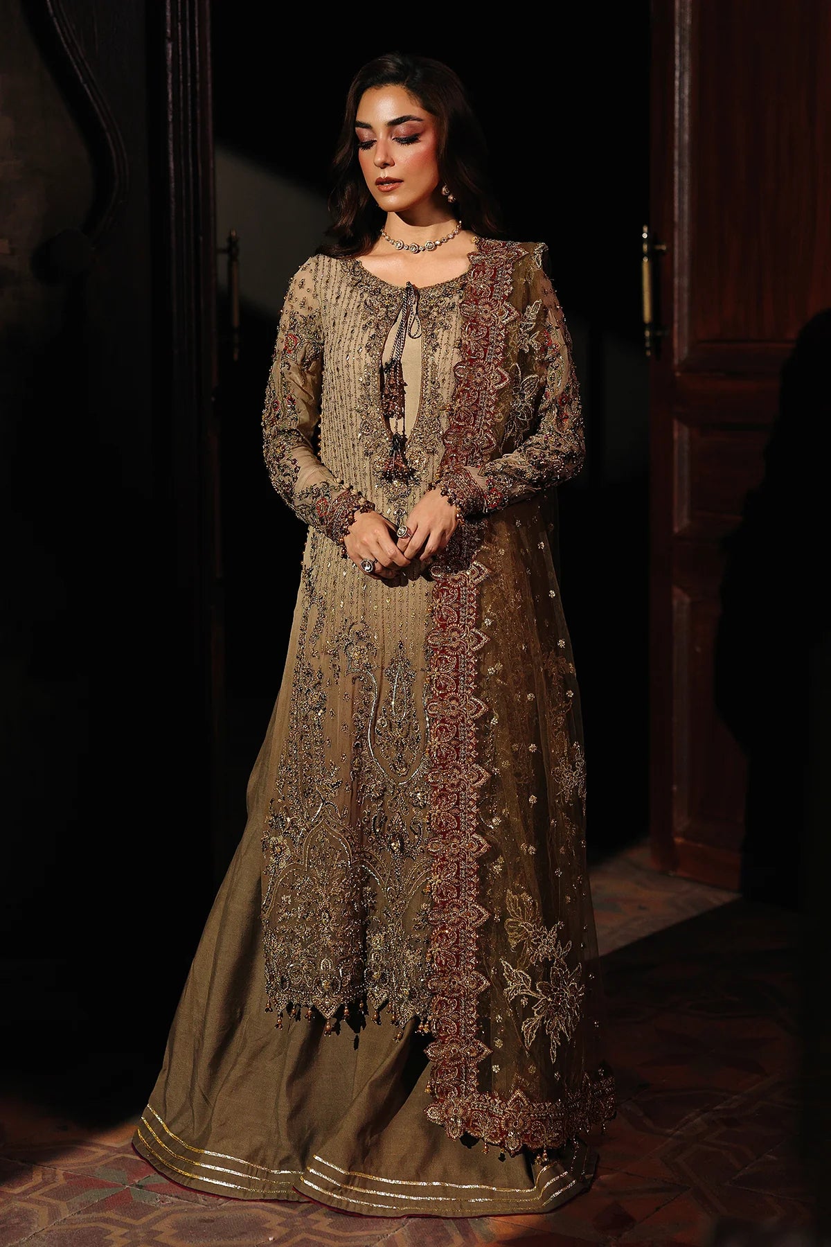 4-PC Charizma Unstitched Luxury Collection DJW5-02