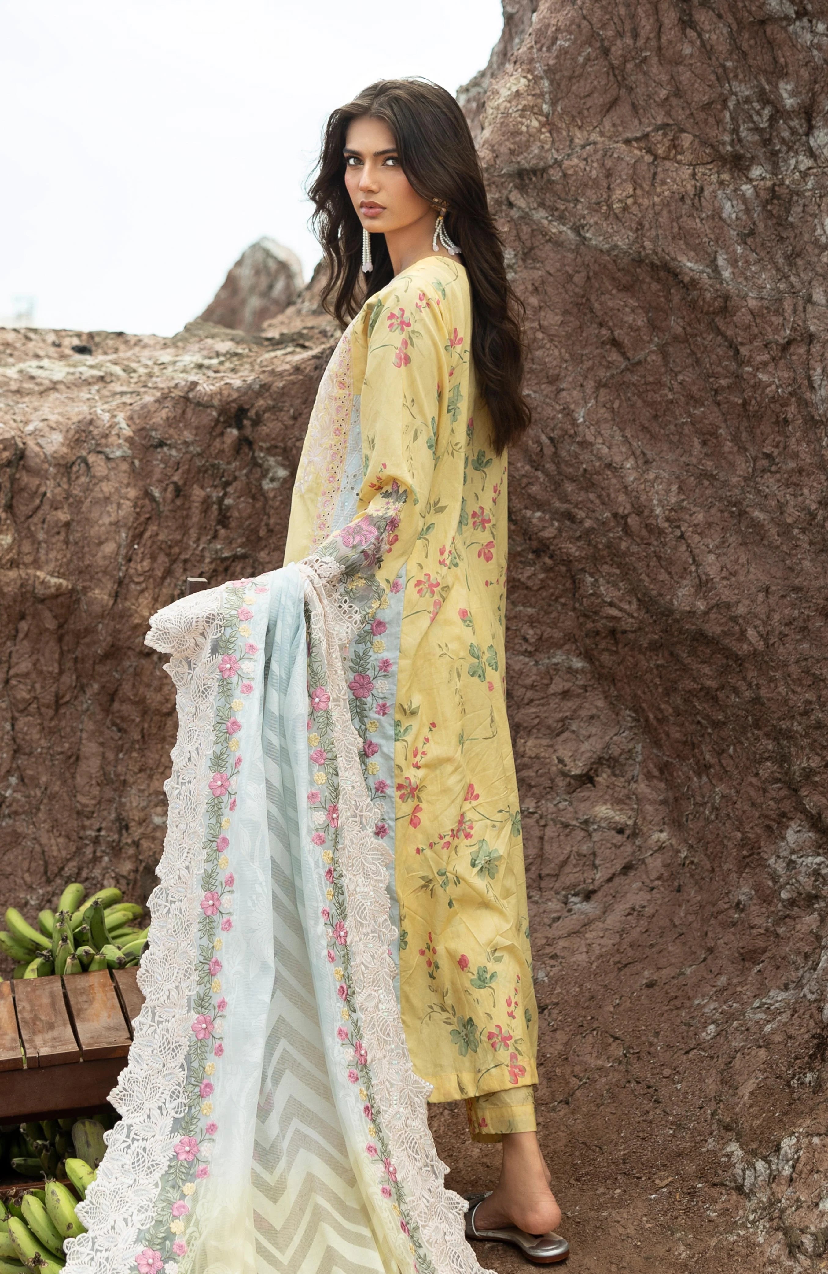 Mahiymaan 3 Piece Unstitched Luxury Lawn-MLL-26-10