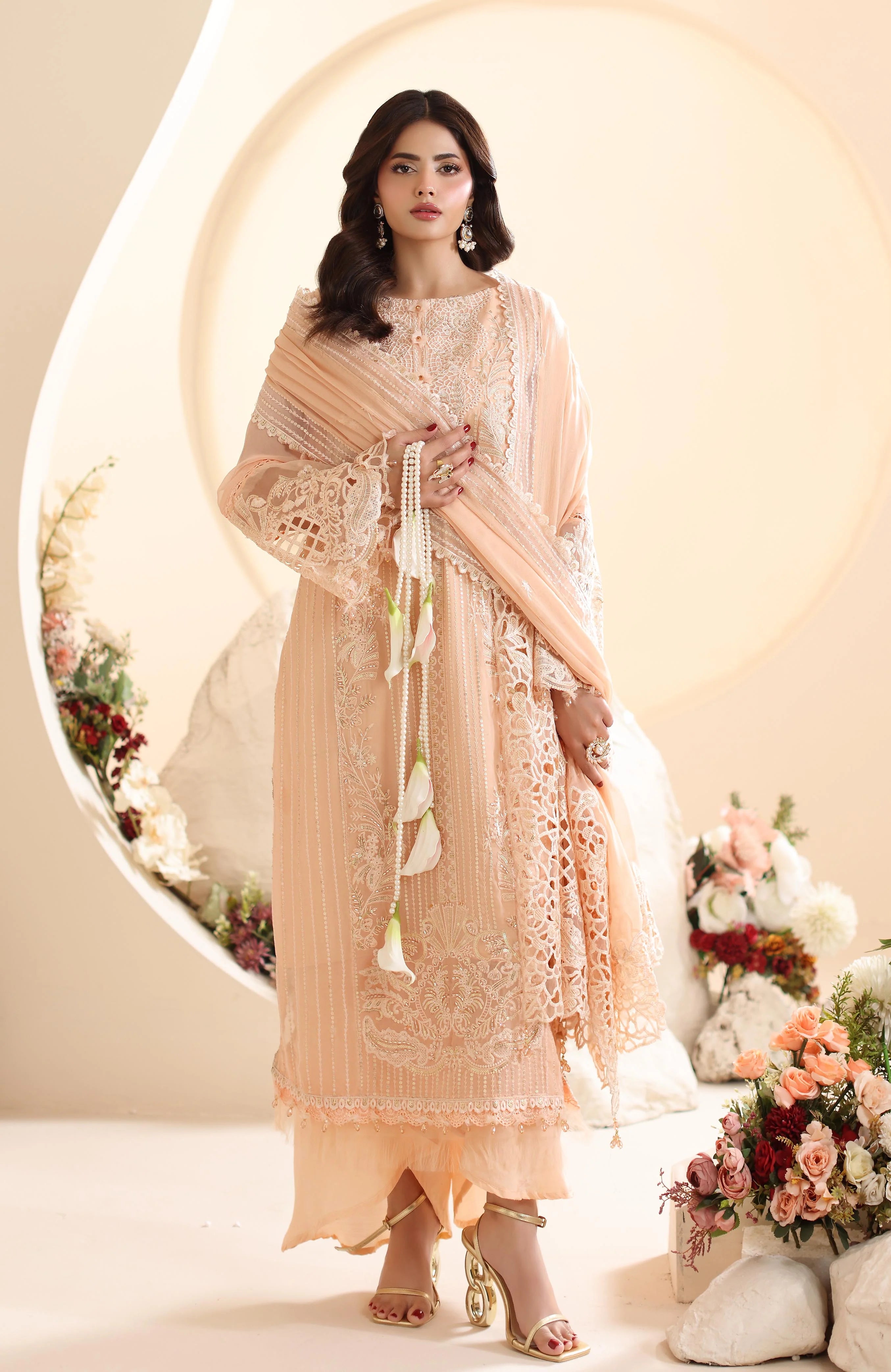 ELOR -3 Piece Unstitched Formal-AZF-25-10