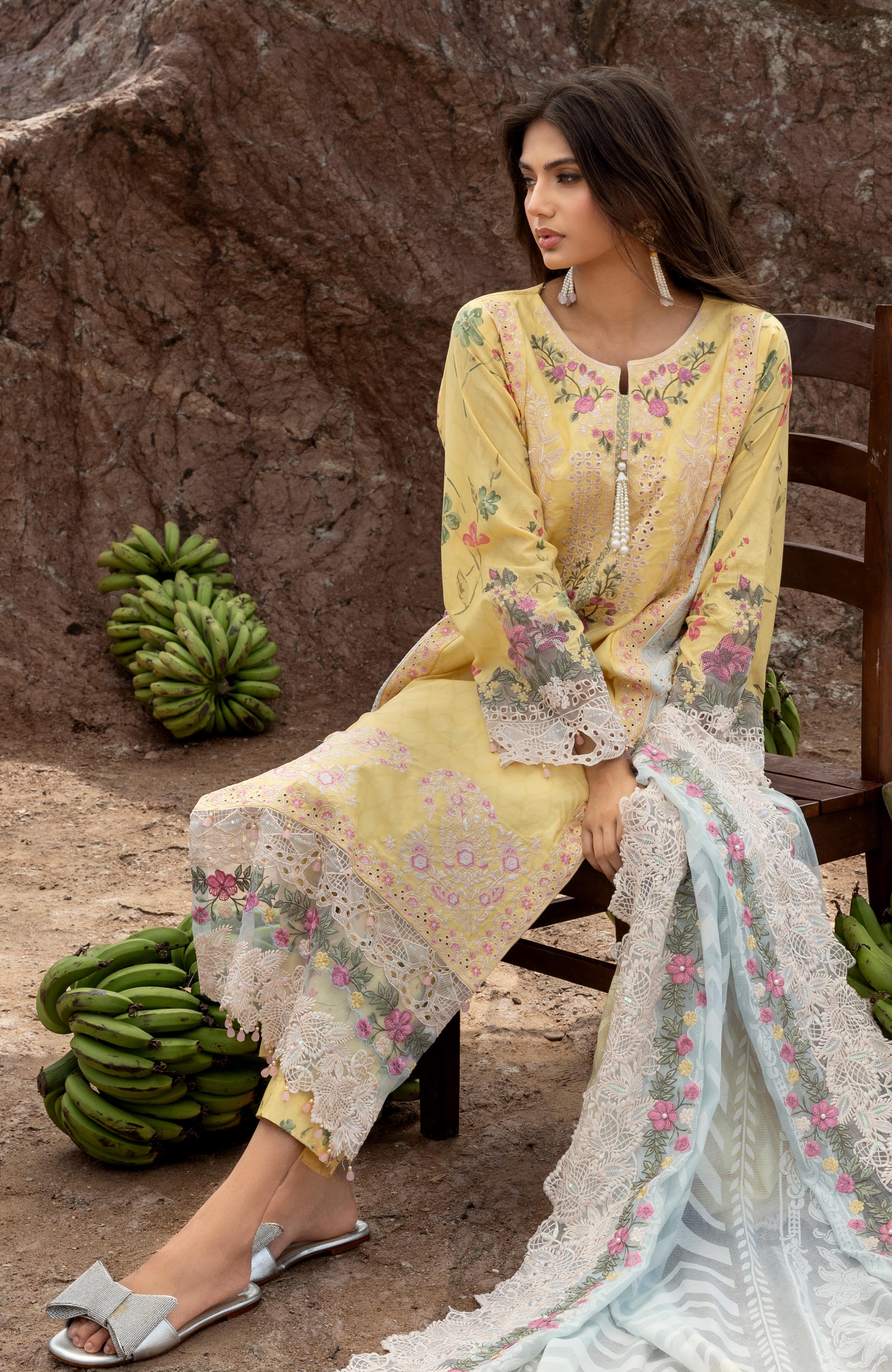 Mahiymaan 3 Piece Unstitched Luxury Lawn-MLL-26-10