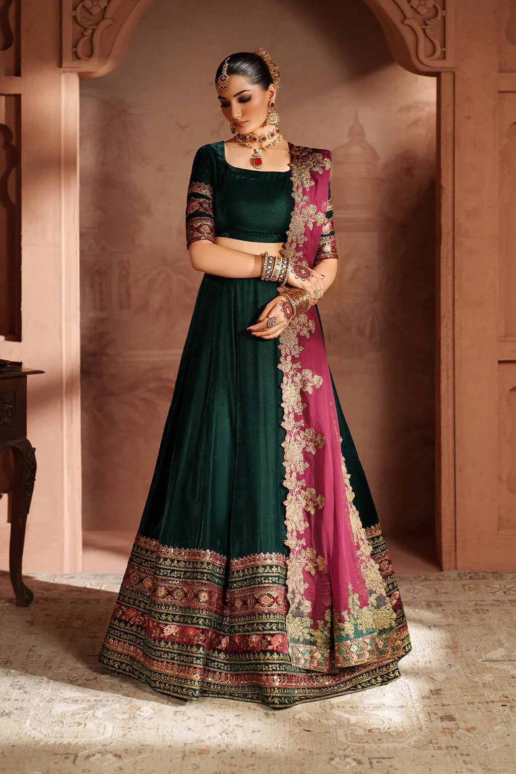 IV-65 Embroidered Velvet