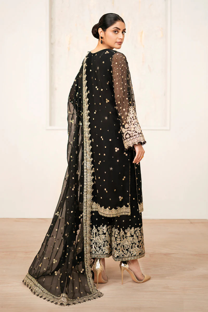 EMBROIDERED CHIFFON UF-4038