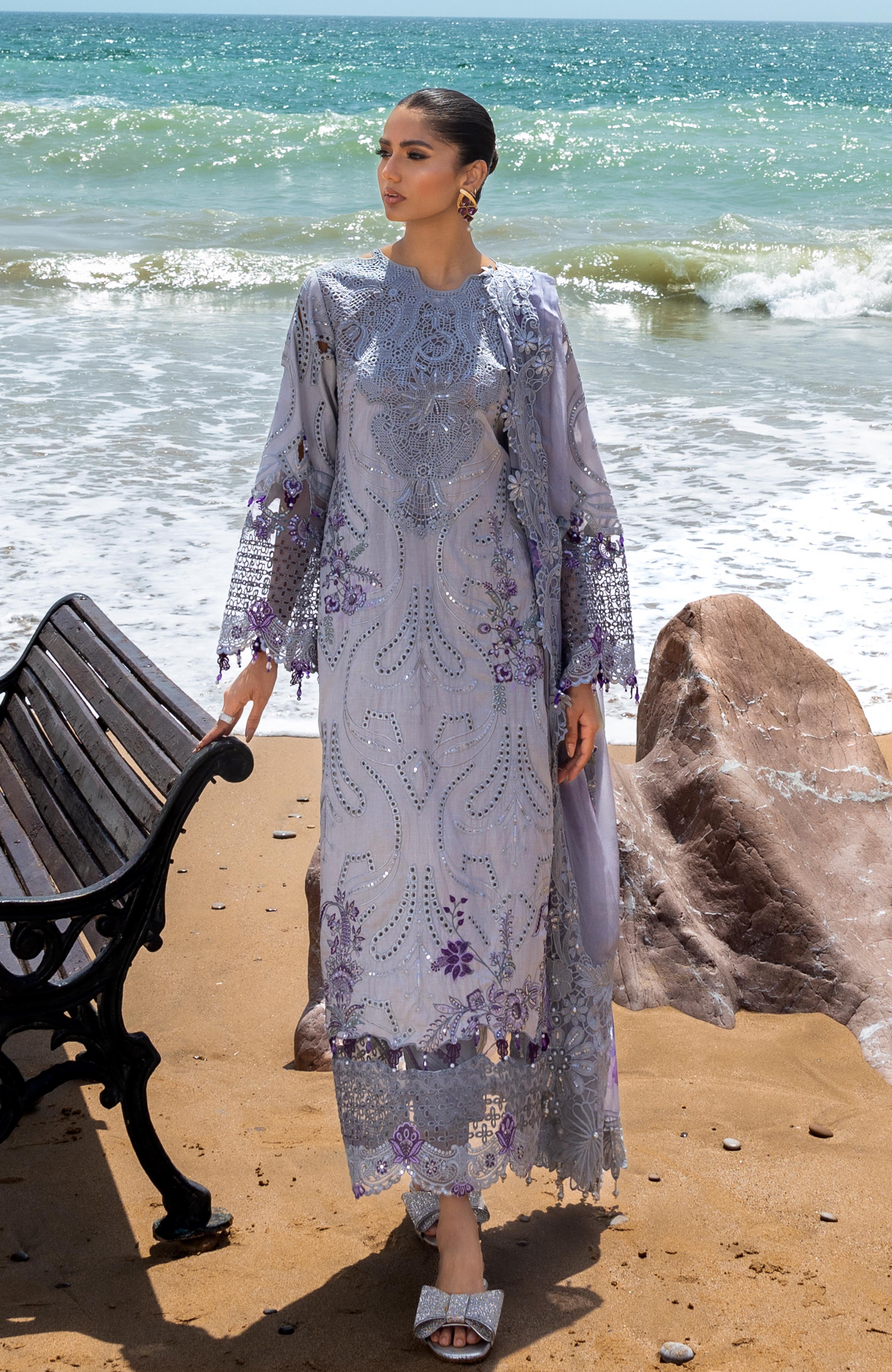 Mahiymaan 3 Piece Unstitched Luxury Lawn-MLL-26-11