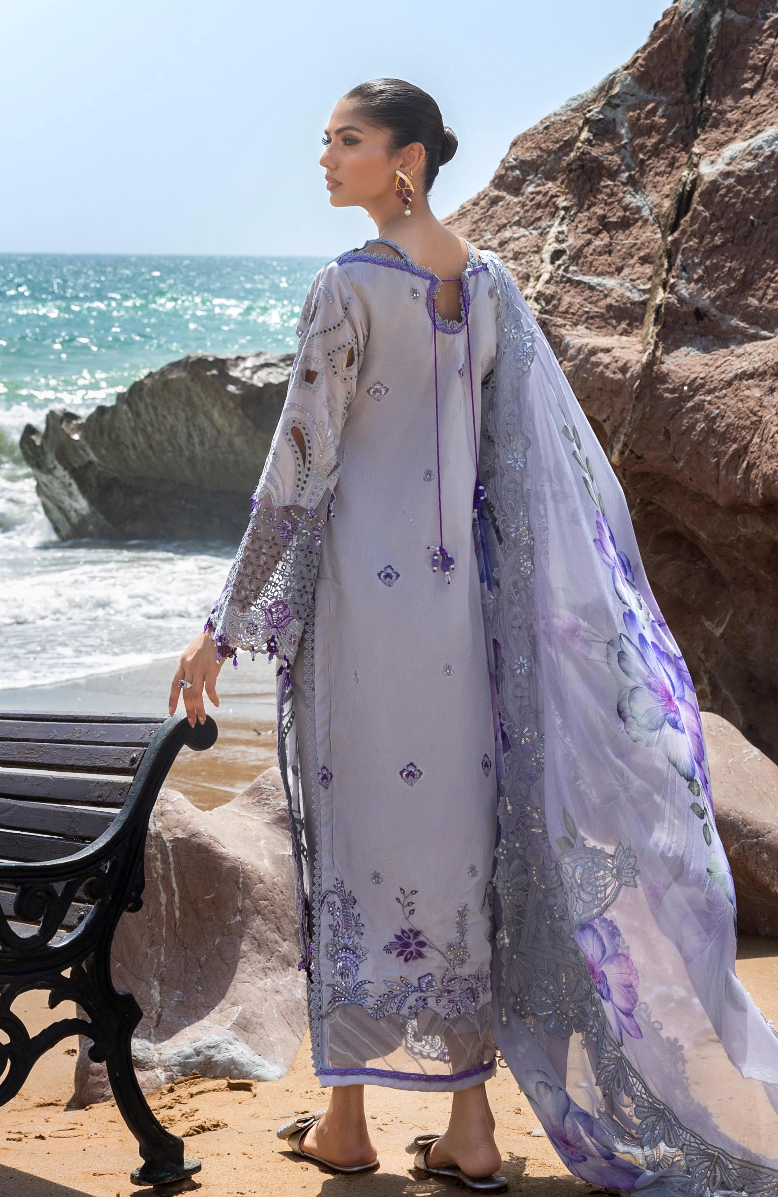 Mahiymaan 3 Piece Unstitched Luxury Lawn-MLL-26-11