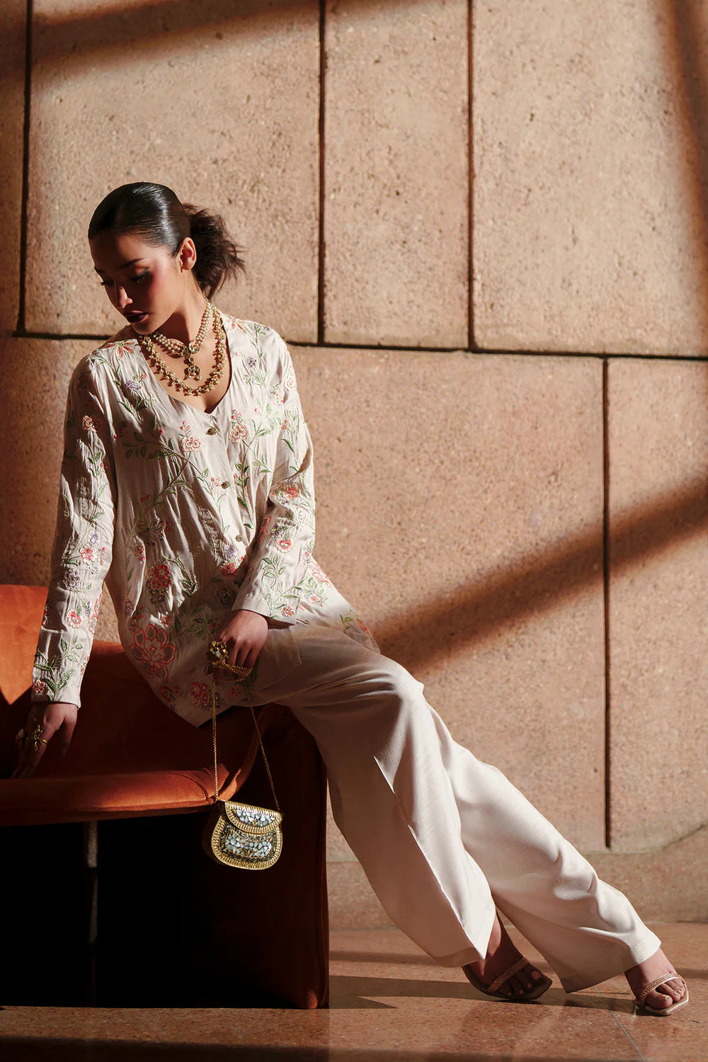 EMBROIDERED SUIT