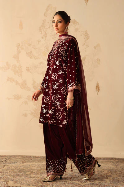 EMBROIDERED VELVET UF-4315