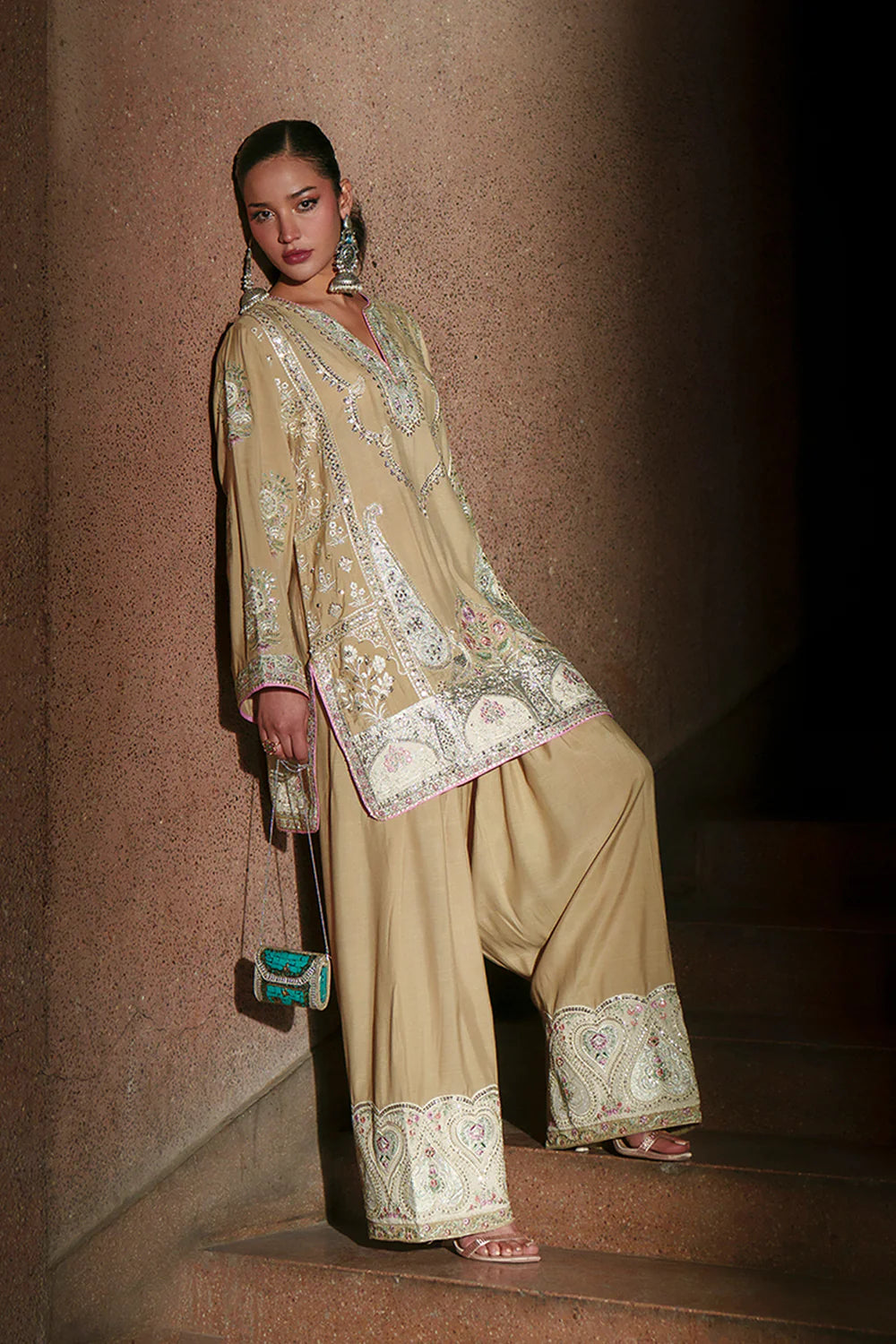 EMBROIDERED SUIT