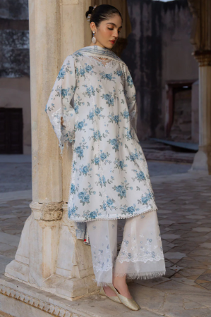 SUMMER MELODY-3PC PRINTED LAWN SUIT