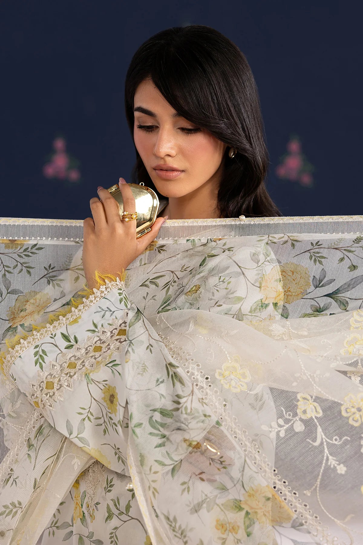 EMBROIDERED LAWN UF-4460