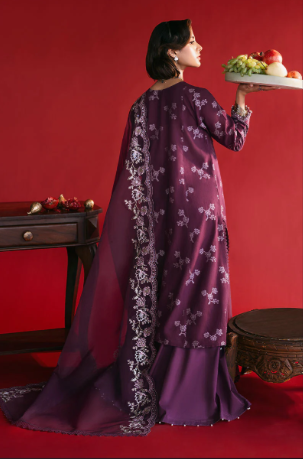 DEEP FLARE-3PC JACQUARD SUIT