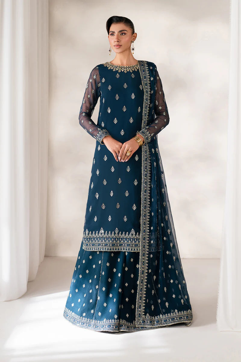 EMBROIDERED CHIFFON UF-4142