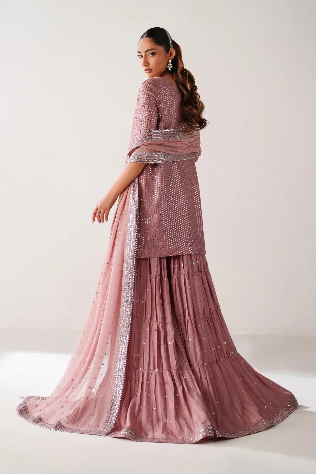 EMBROIDERED CHIFFON UF-4388
