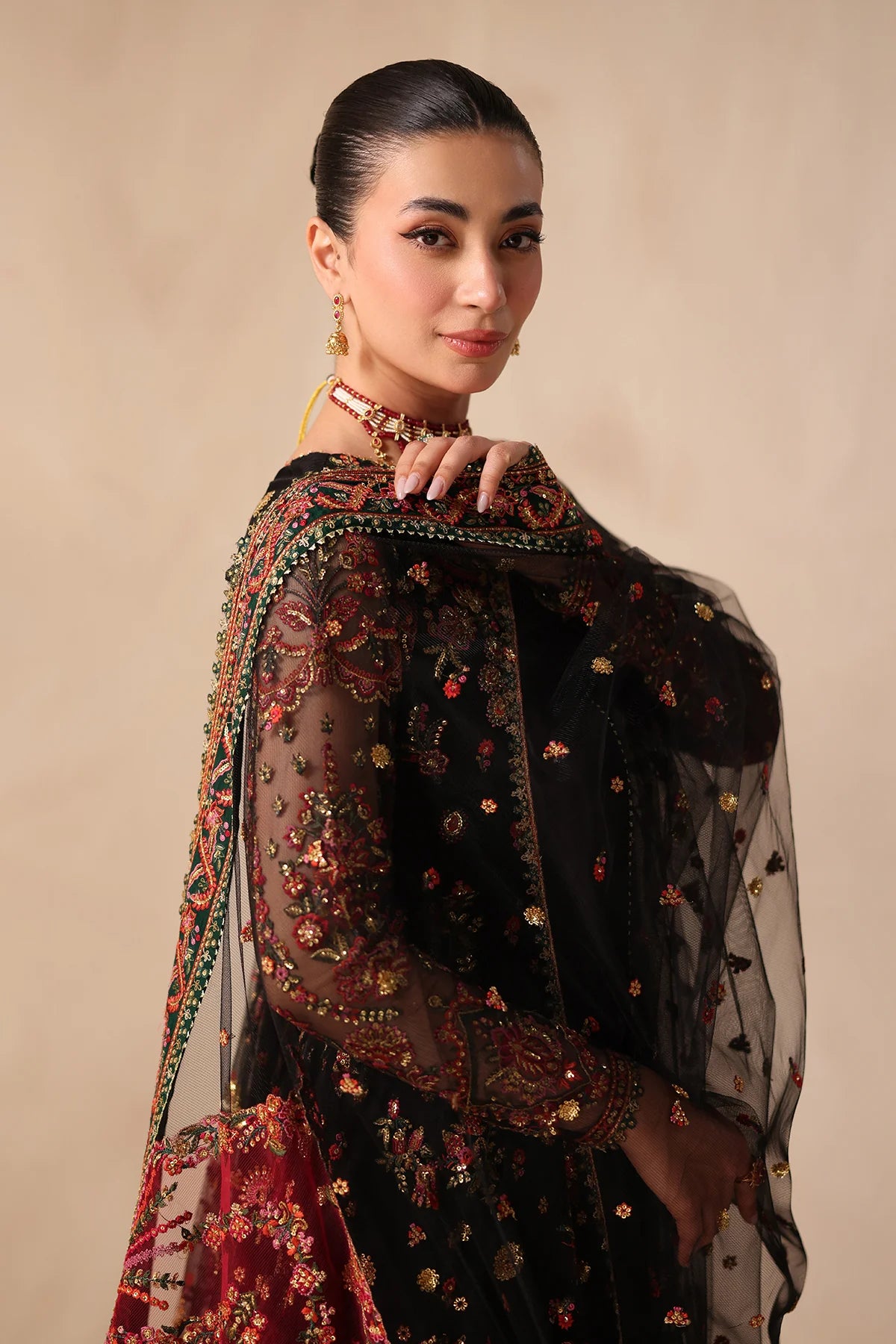 EMBROIDERED NET UF-4492