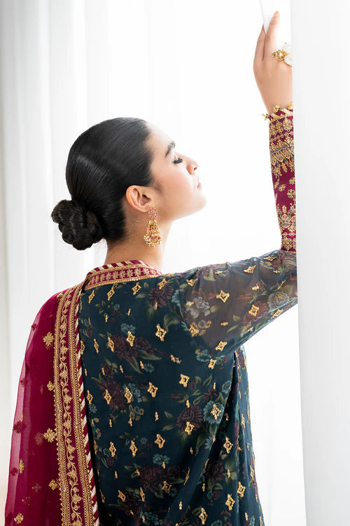 EMBROIDERED CHIFFON UF-689