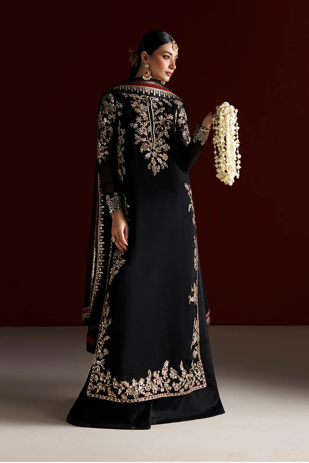 CC-107 EMBROIDERED CHIFFON