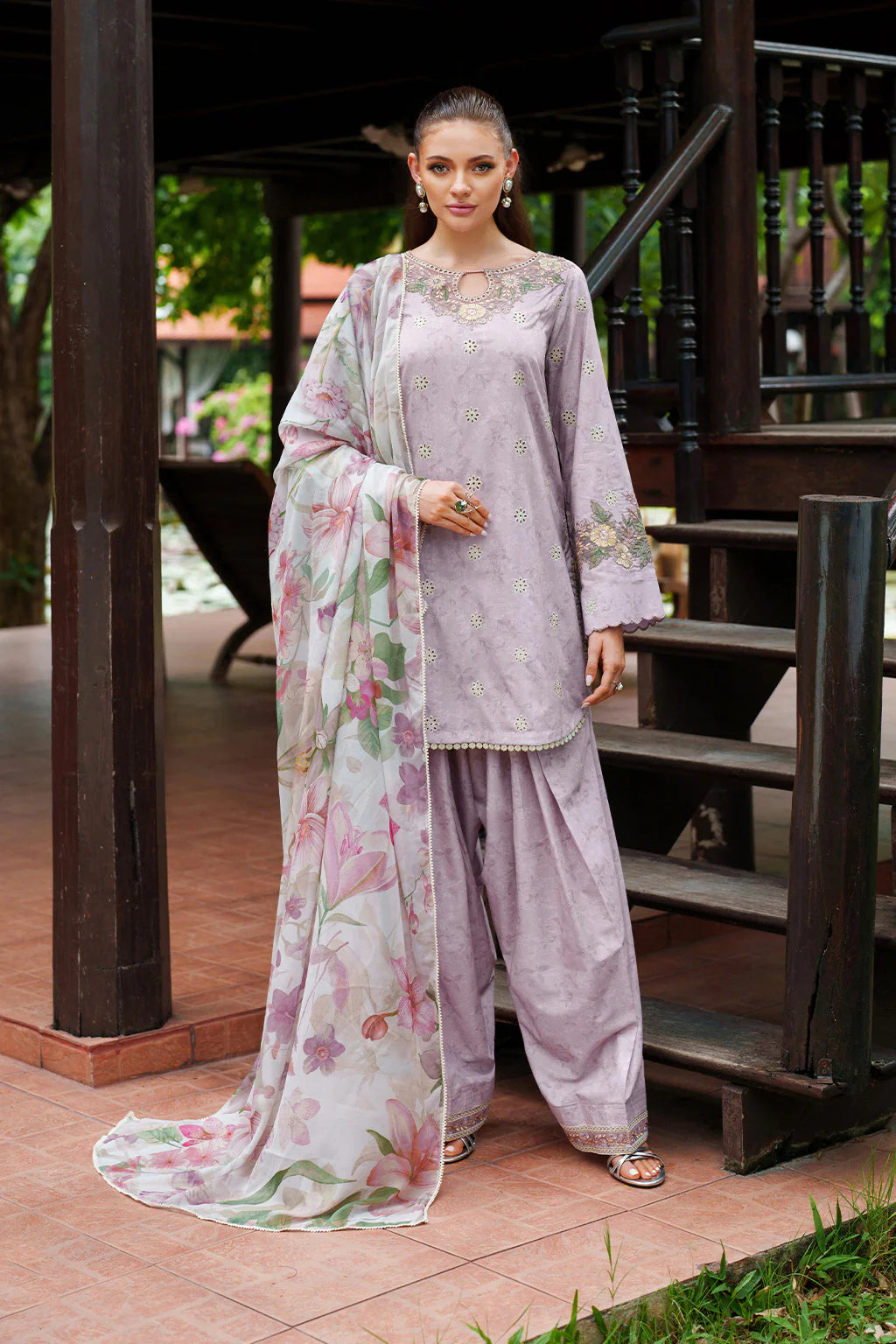 UE-278 PRINTED LAWN