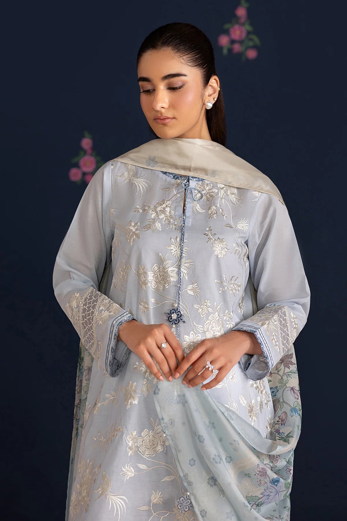 EMBROIDERED LAWN UF-4466