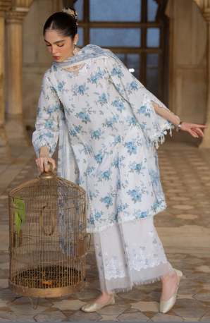 SUMMER MELODY-3PC PRINTED LAWN SUIT