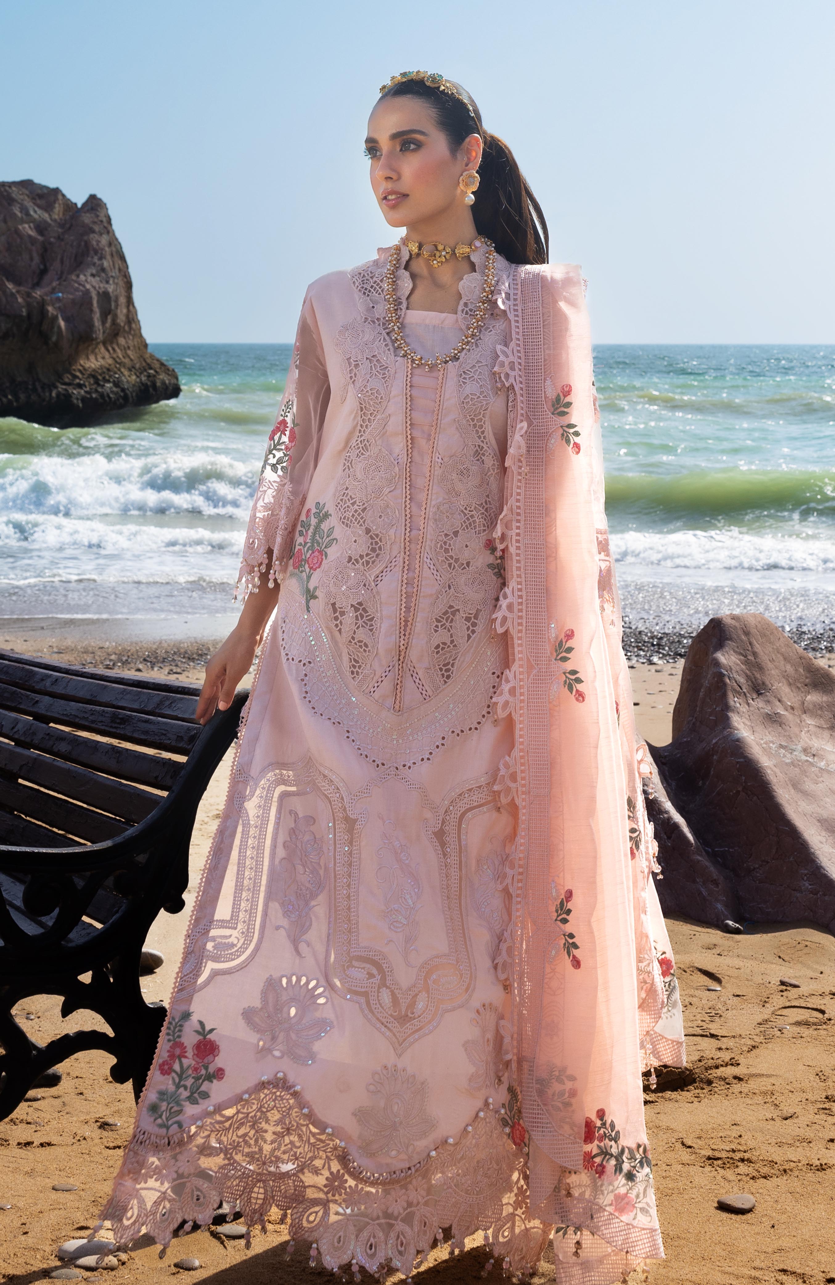 Mahiymaan 3 Piece Unstitched Luxury Lawn-MLL-26-02