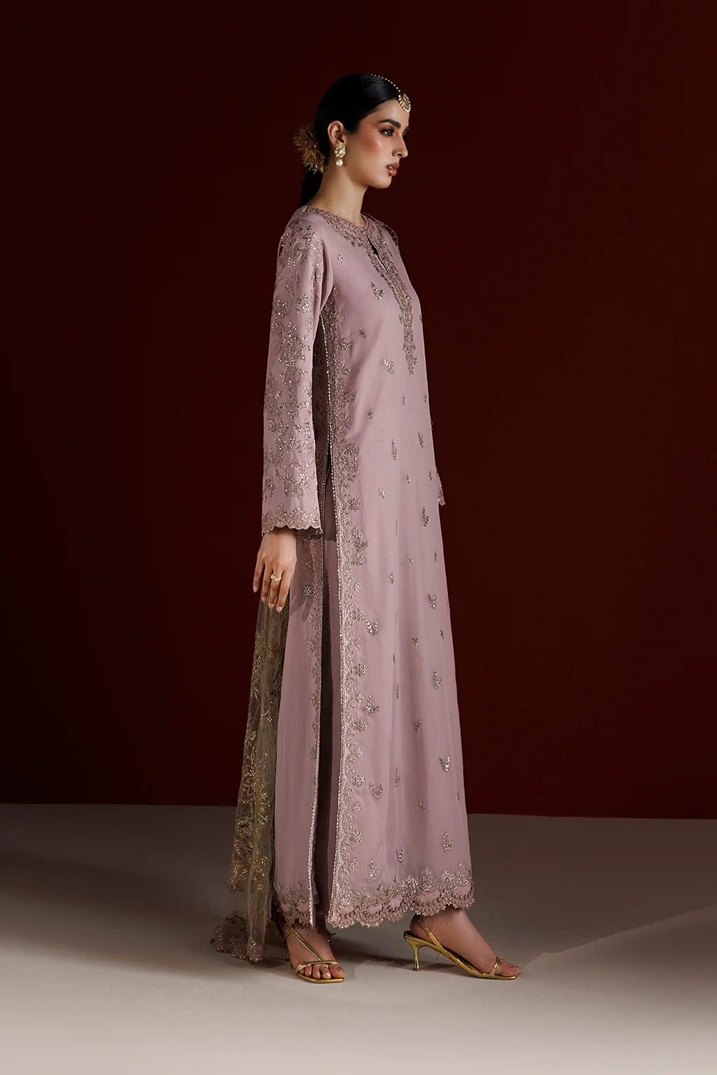 CC-106 EMBROIDERED CHIFFON