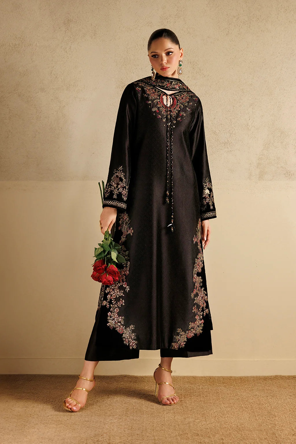UE-737 DYED TEXTURED SHEESHA SILK