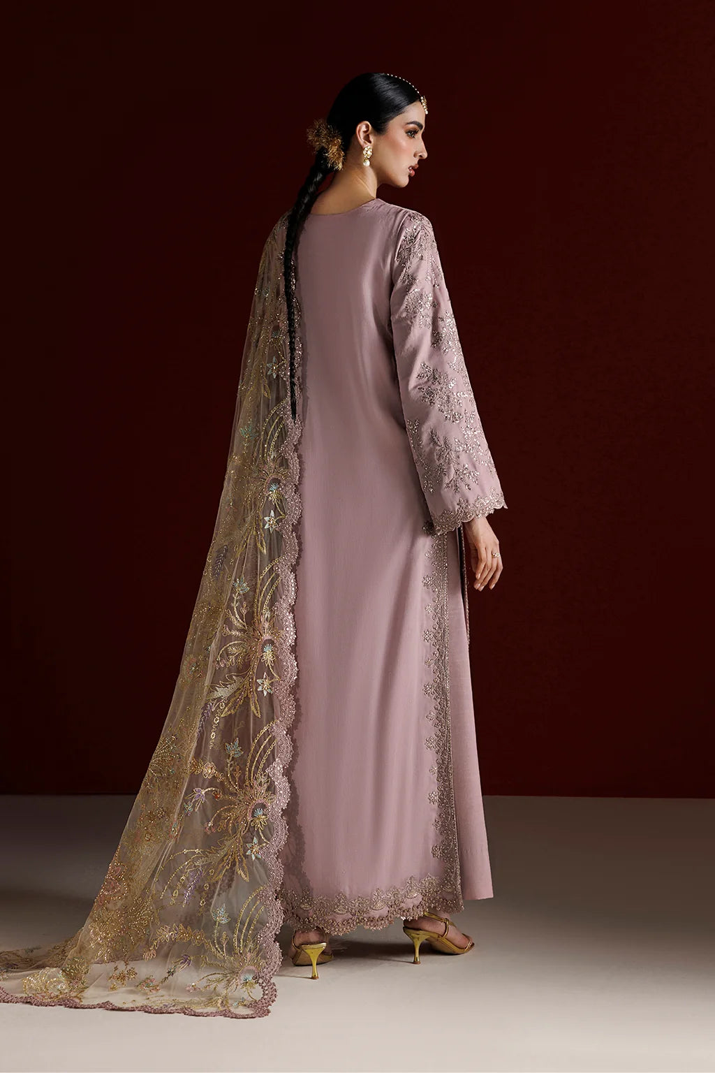CC-106 EMBROIDERED CHIFFON