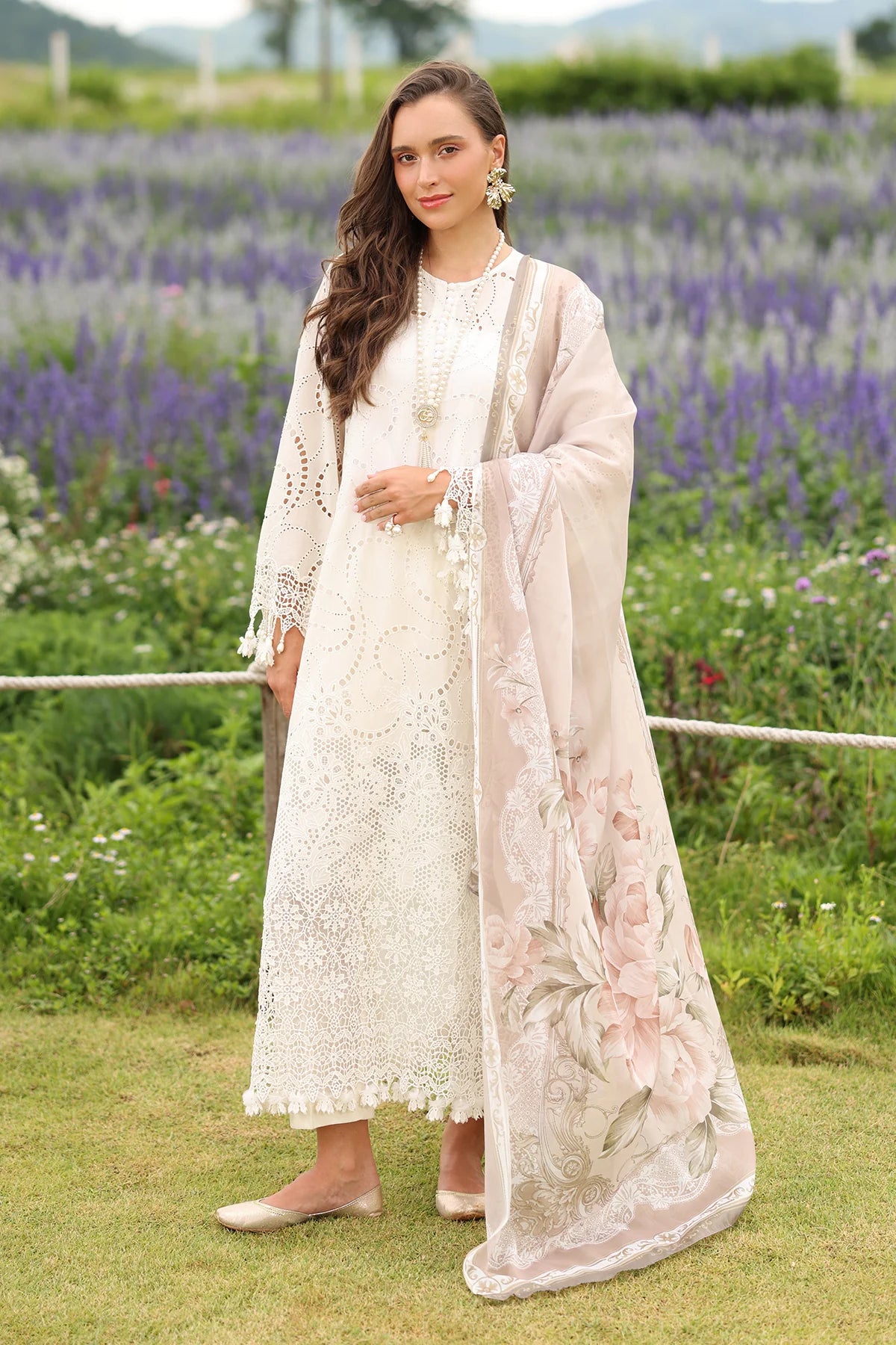 EMBROIDERED LAWN UF- 4228