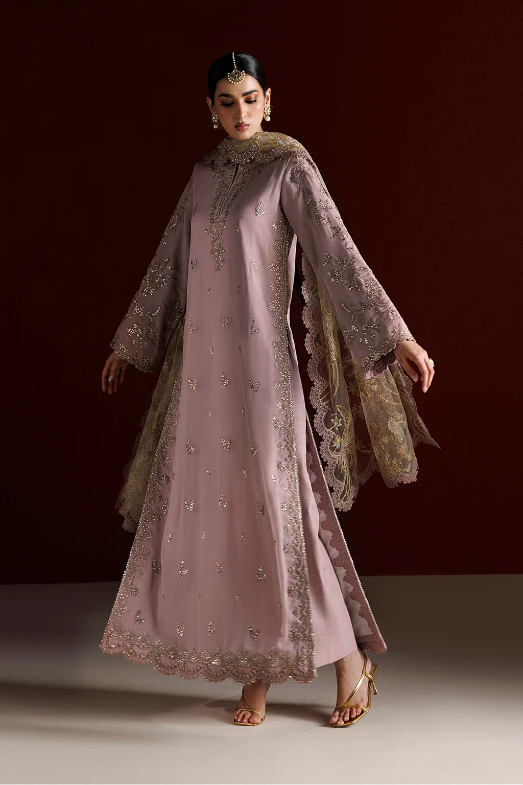 CC-106 EMBROIDERED CHIFFON