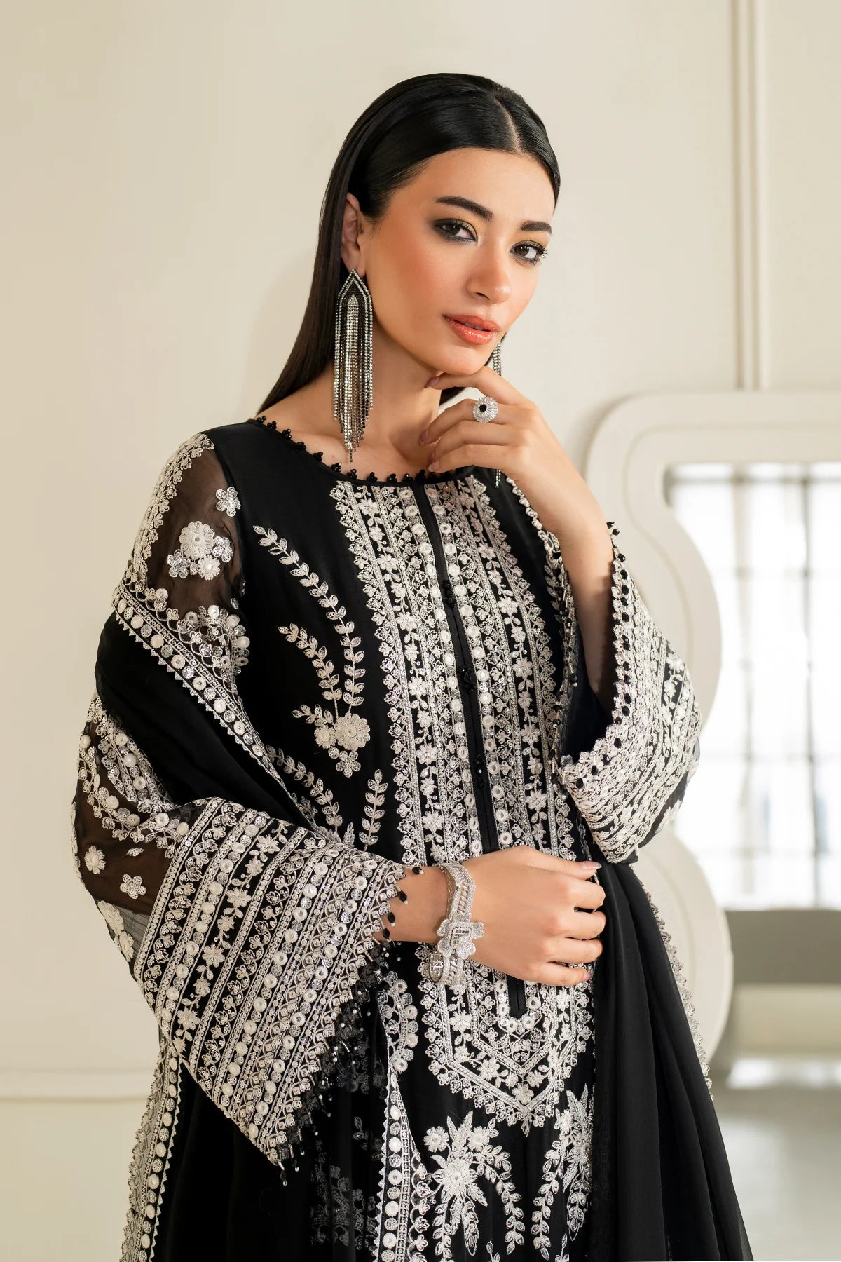 EMBROIDERED CHIFFON UF-4158 - SOLD OUT