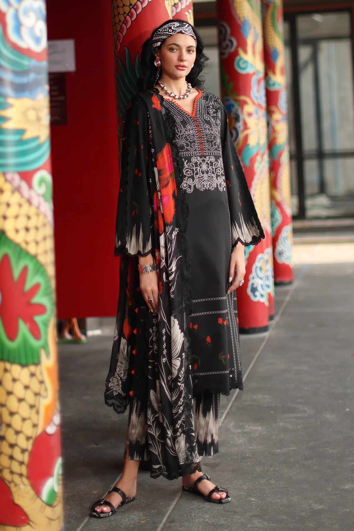 3-PC UNSTITCHED LAWN COLLECTION CS6-02