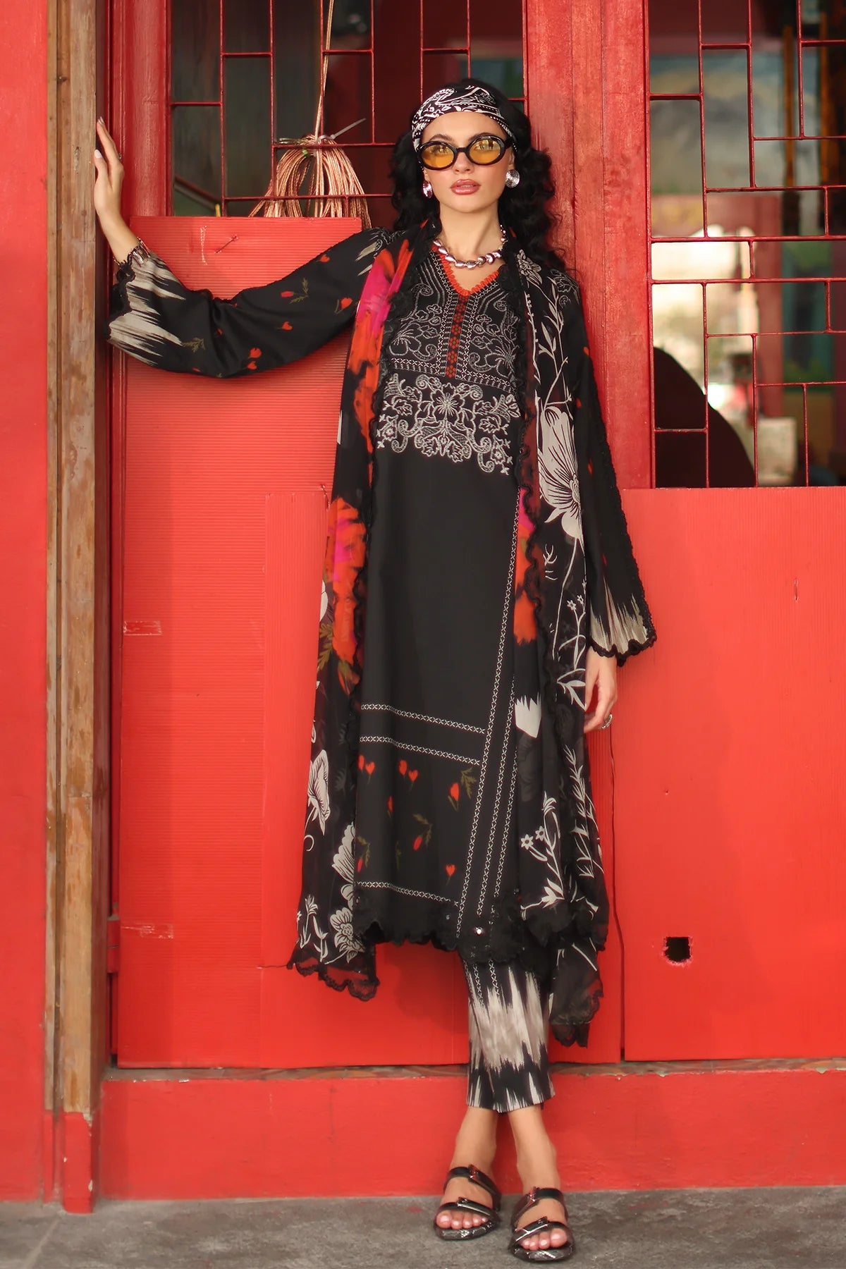 3-PC UNSTITCHED LAWN COLLECTION CS6-02