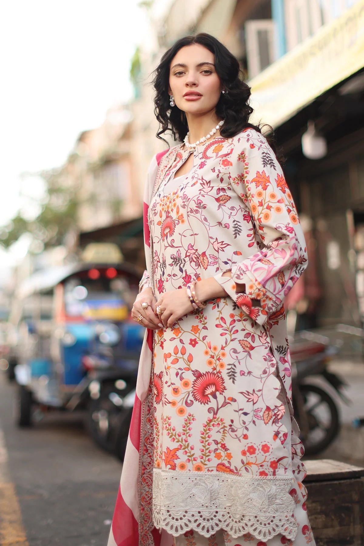 3-PC UNSTITCHED LAWN COLLECTION CS6-01