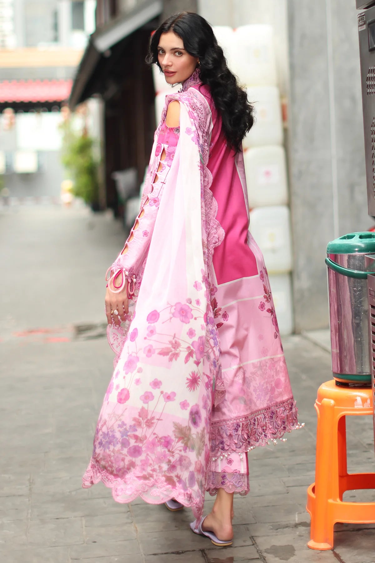 3-PC UNSTITCHED LAWN COLLECTION CS6-07