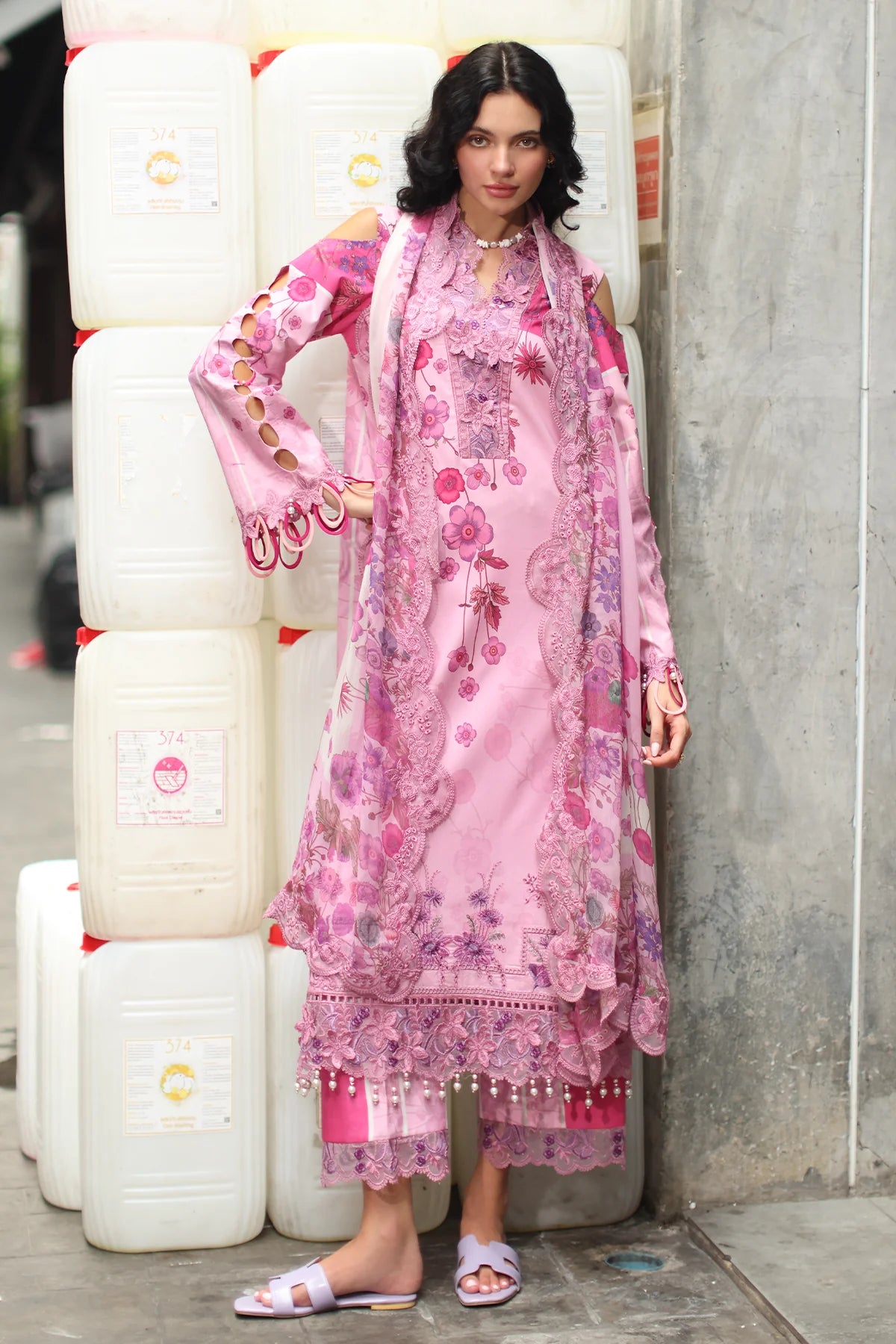 3-PC UNSTITCHED LAWN COLLECTION CS6-07