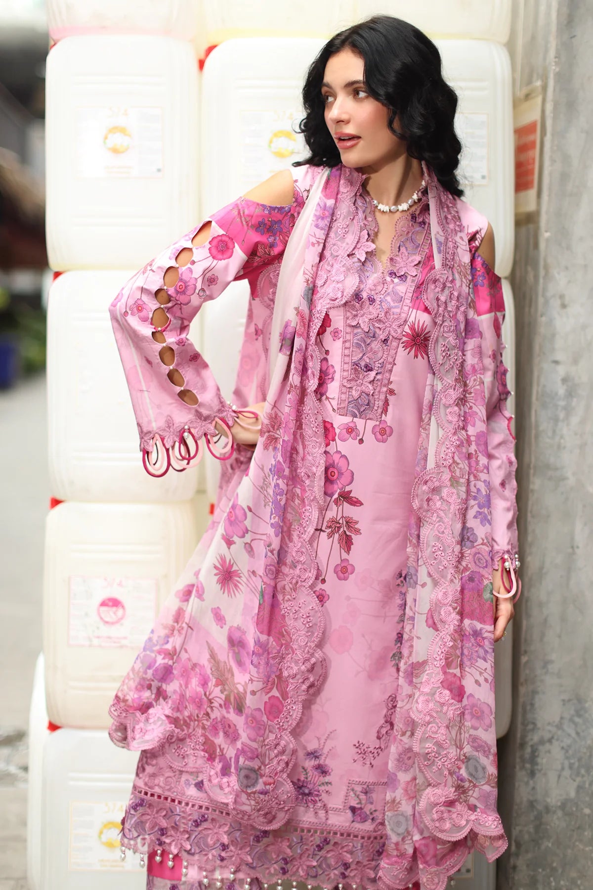 3-PC UNSTITCHED LAWN COLLECTION CS6-07