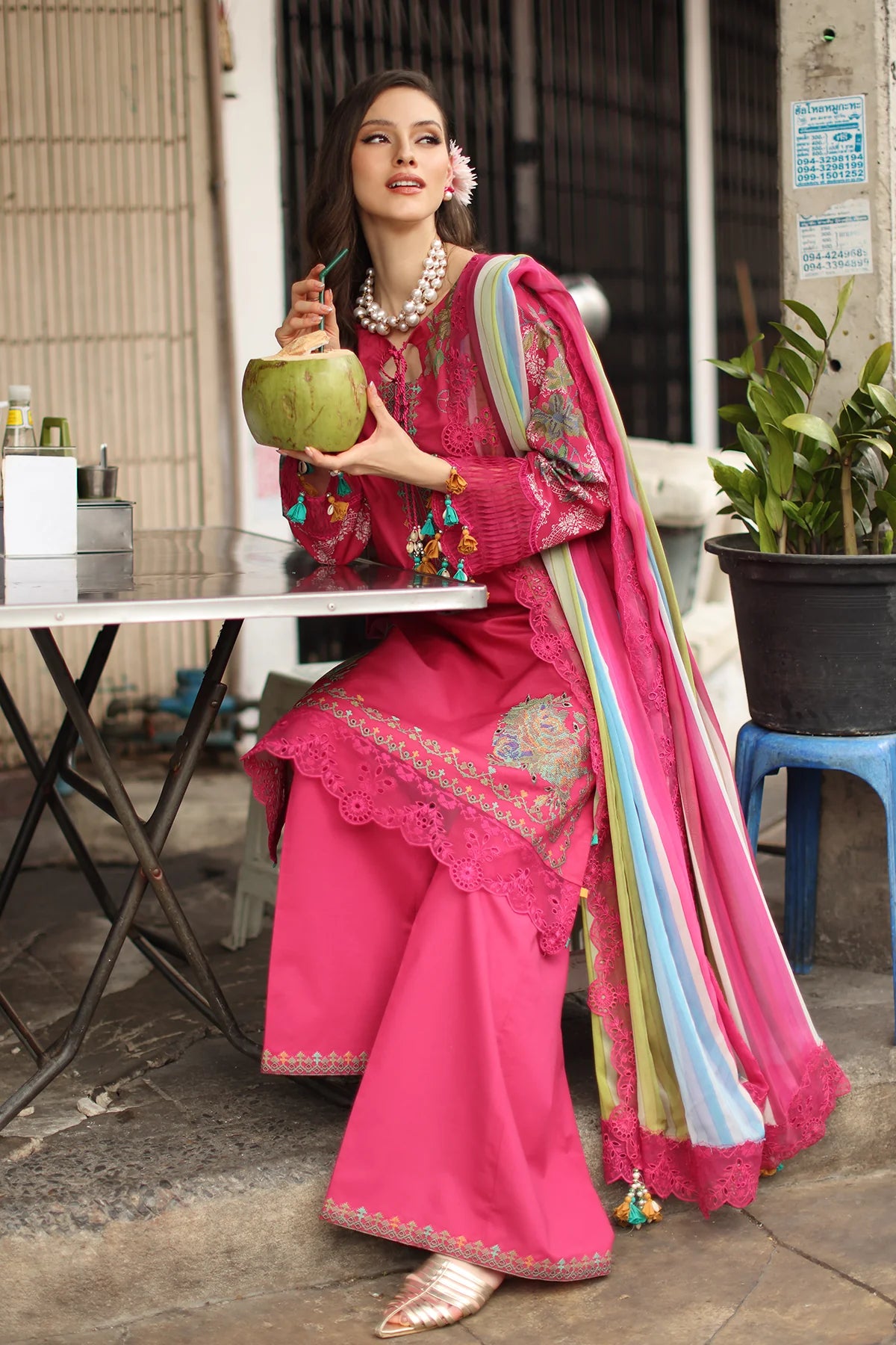 3-PC UNSTITCHED LAWN COLLECTION CS6-04
