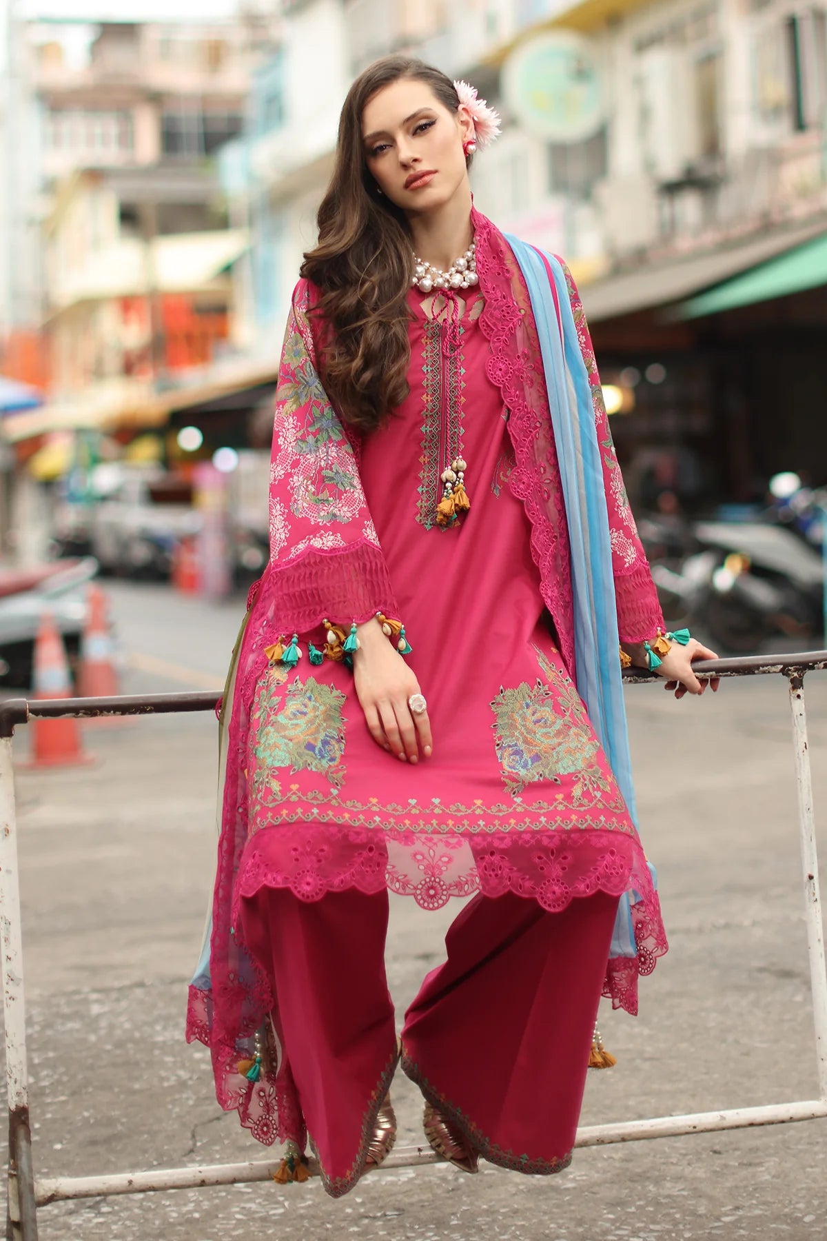 3-PC UNSTITCHED LAWN COLLECTION CS6-04