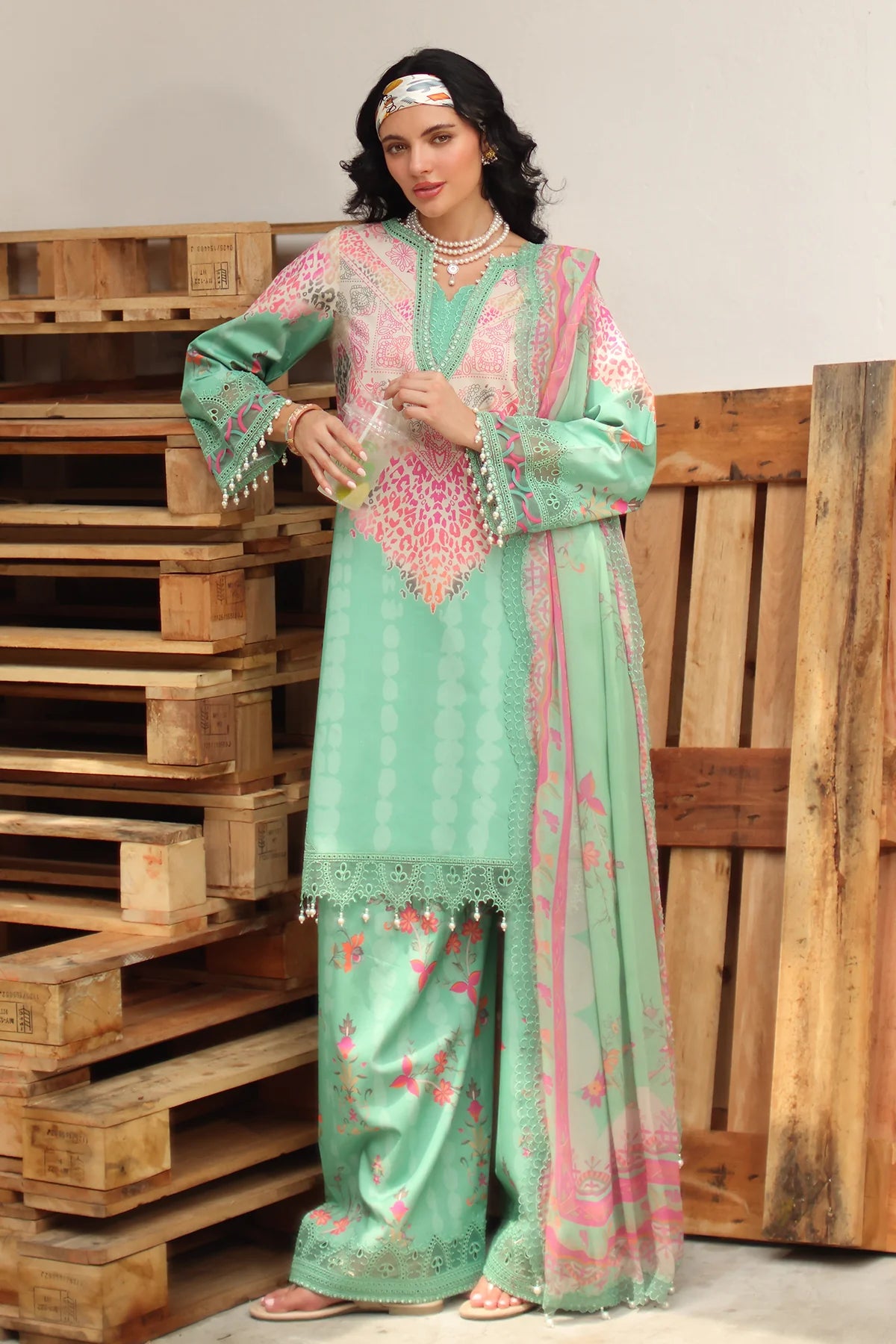 3-PC UNSTITCHED LAWN COLLECTION CS6-05