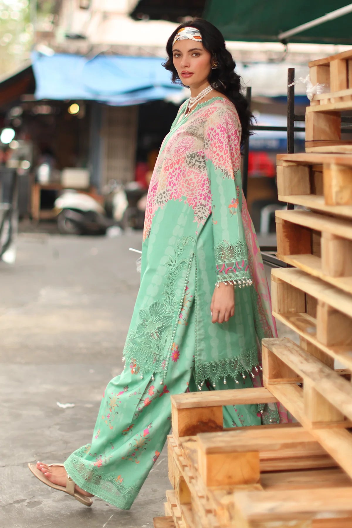 3-PC UNSTITCHED LAWN COLLECTION CS6-05