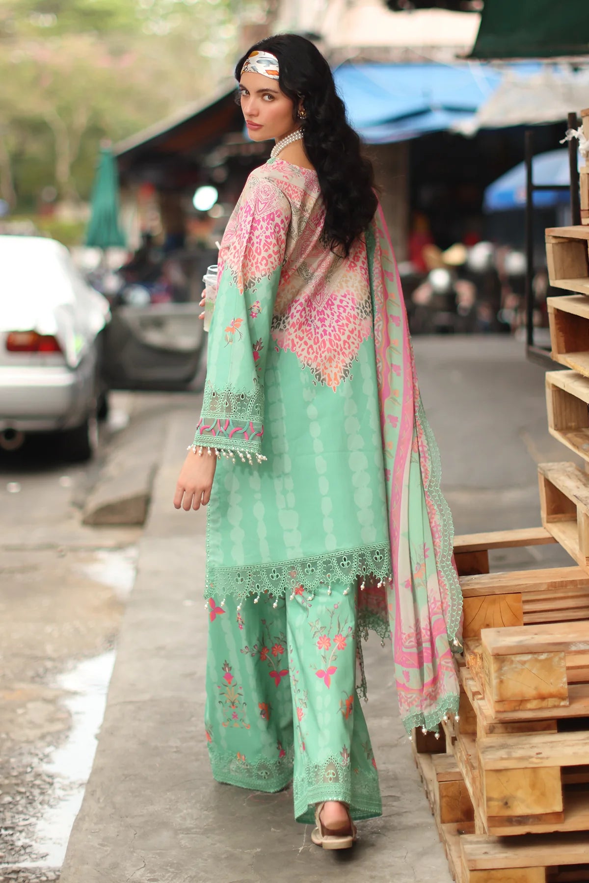 3-PC UNSTITCHED LAWN COLLECTION CS6-05