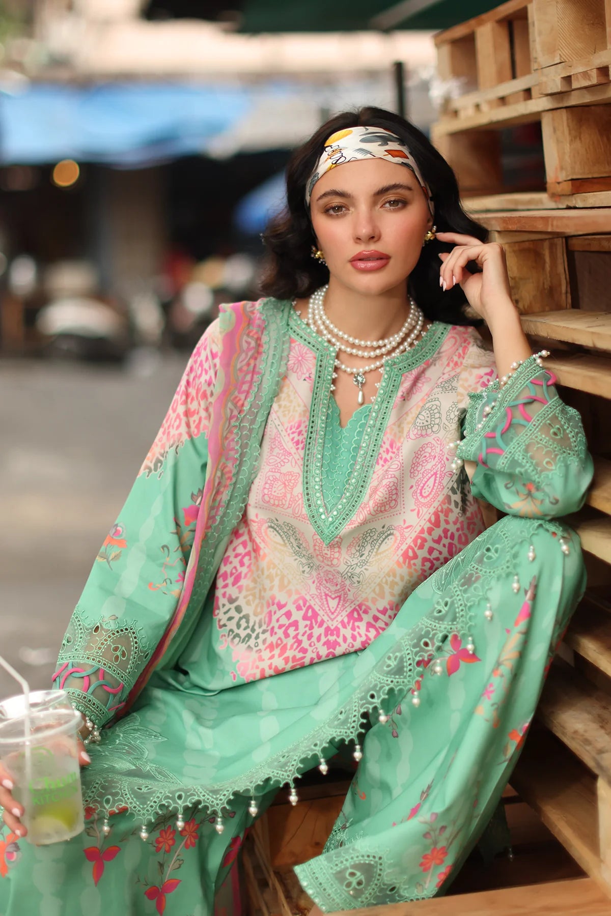 3-PC UNSTITCHED LAWN COLLECTION CS6-05