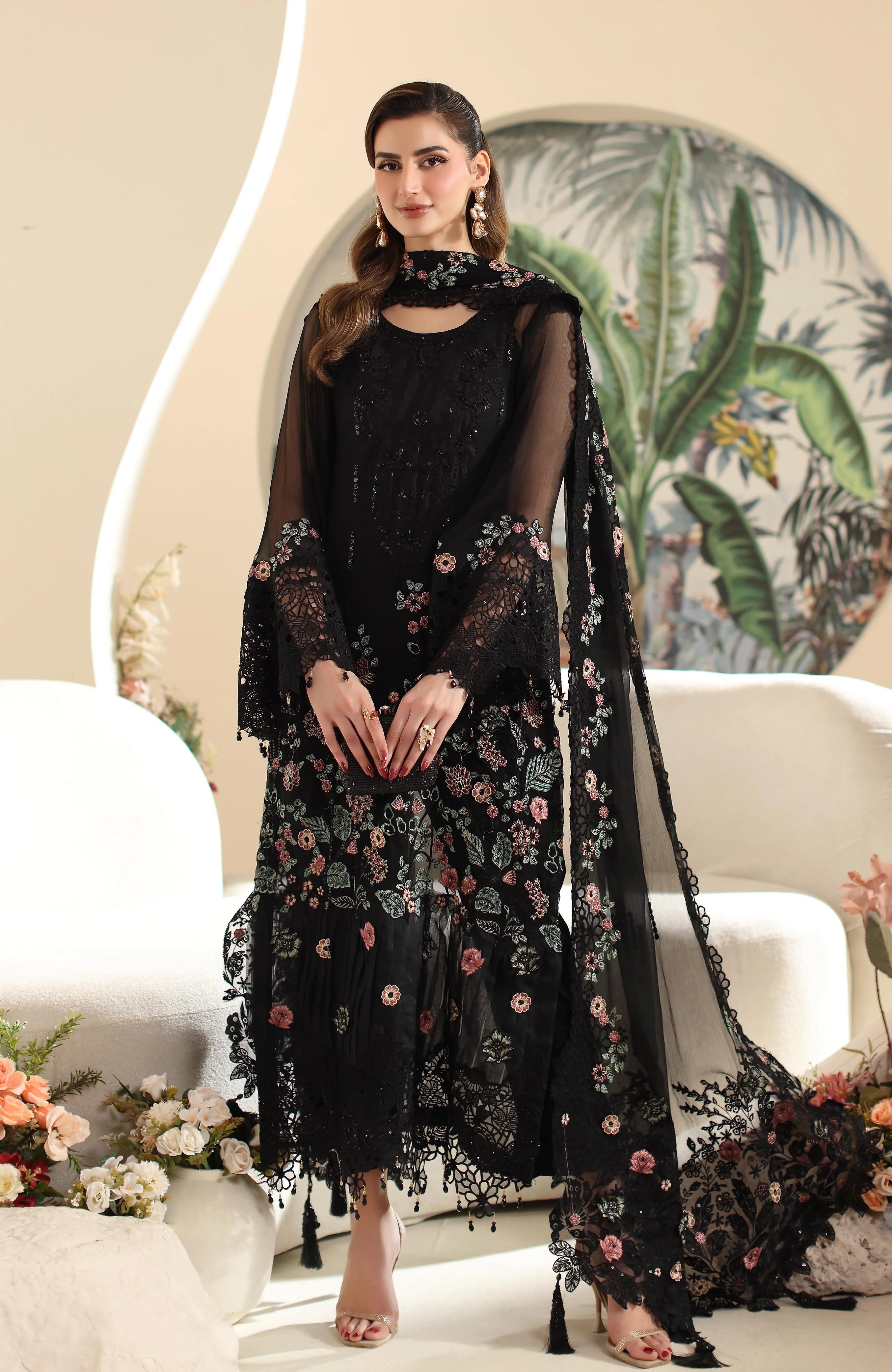 ELOR -3 Piece Unstitched Formal-AZF-25-03