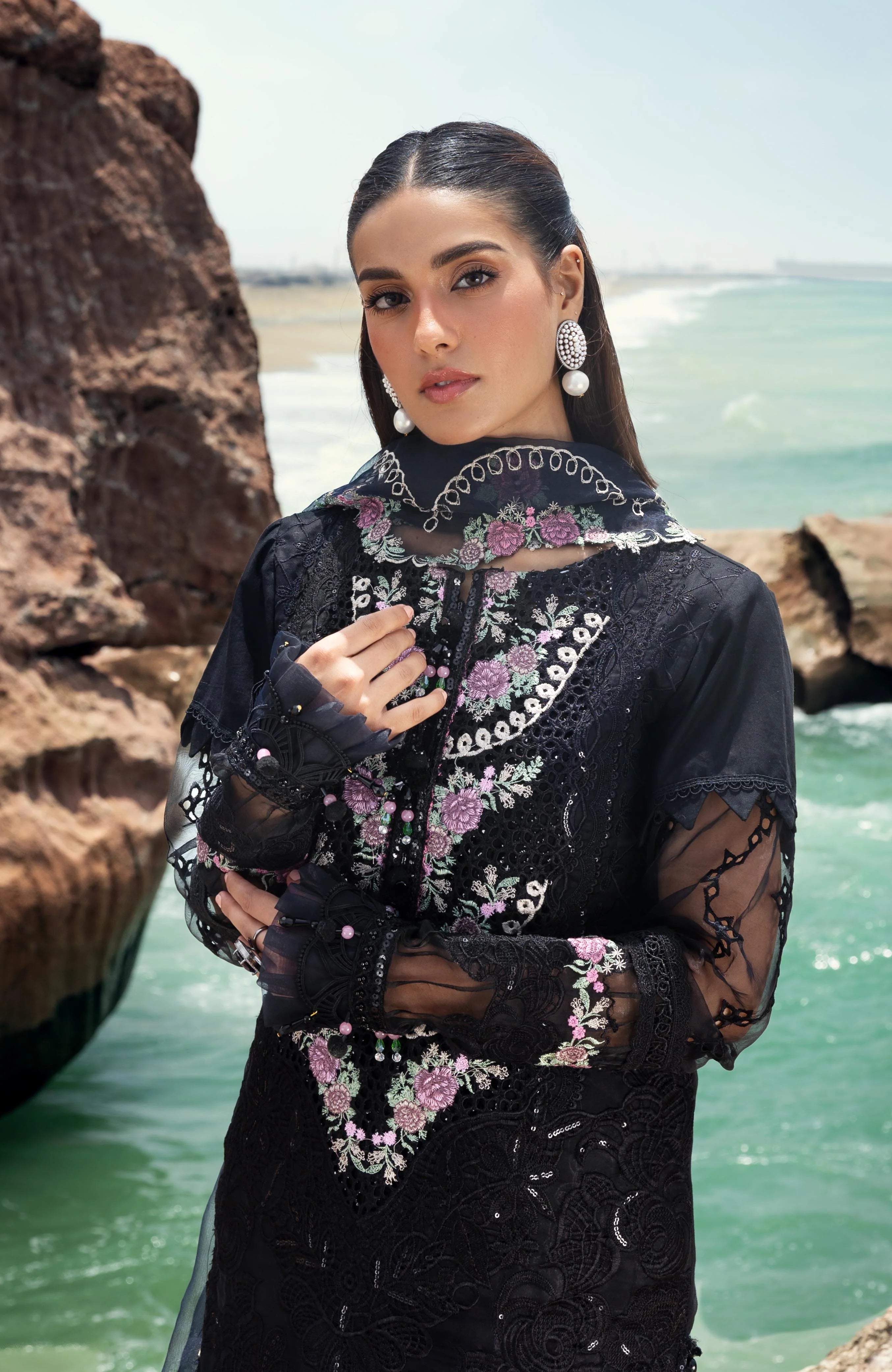 Mahiymaan 3 Piece Unstitched Luxury Lawn-MLL-26-03