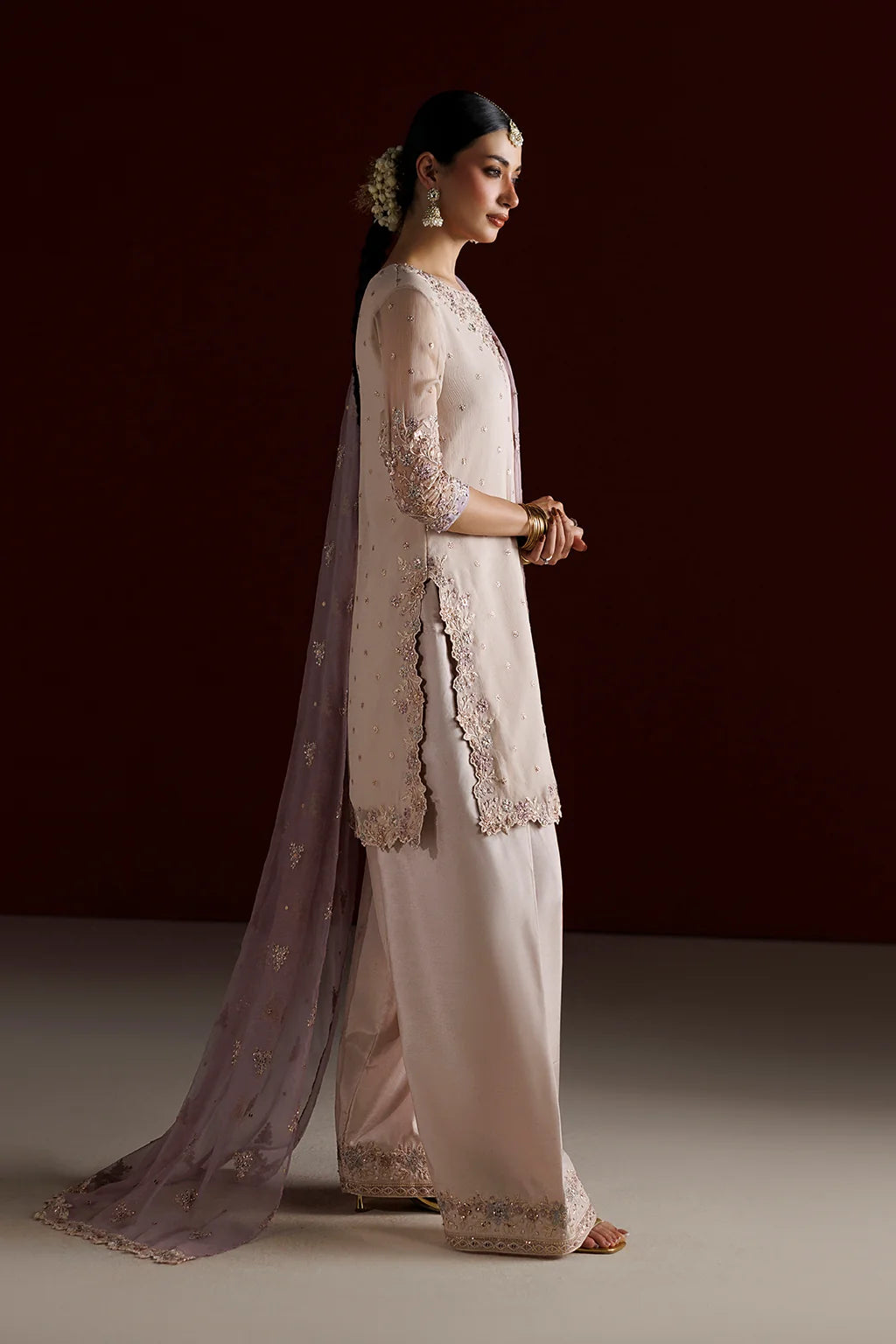 CC-104 EMBROIDERED CHIFFON