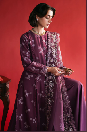 DEEP FLARE-3PC JACQUARD SUIT