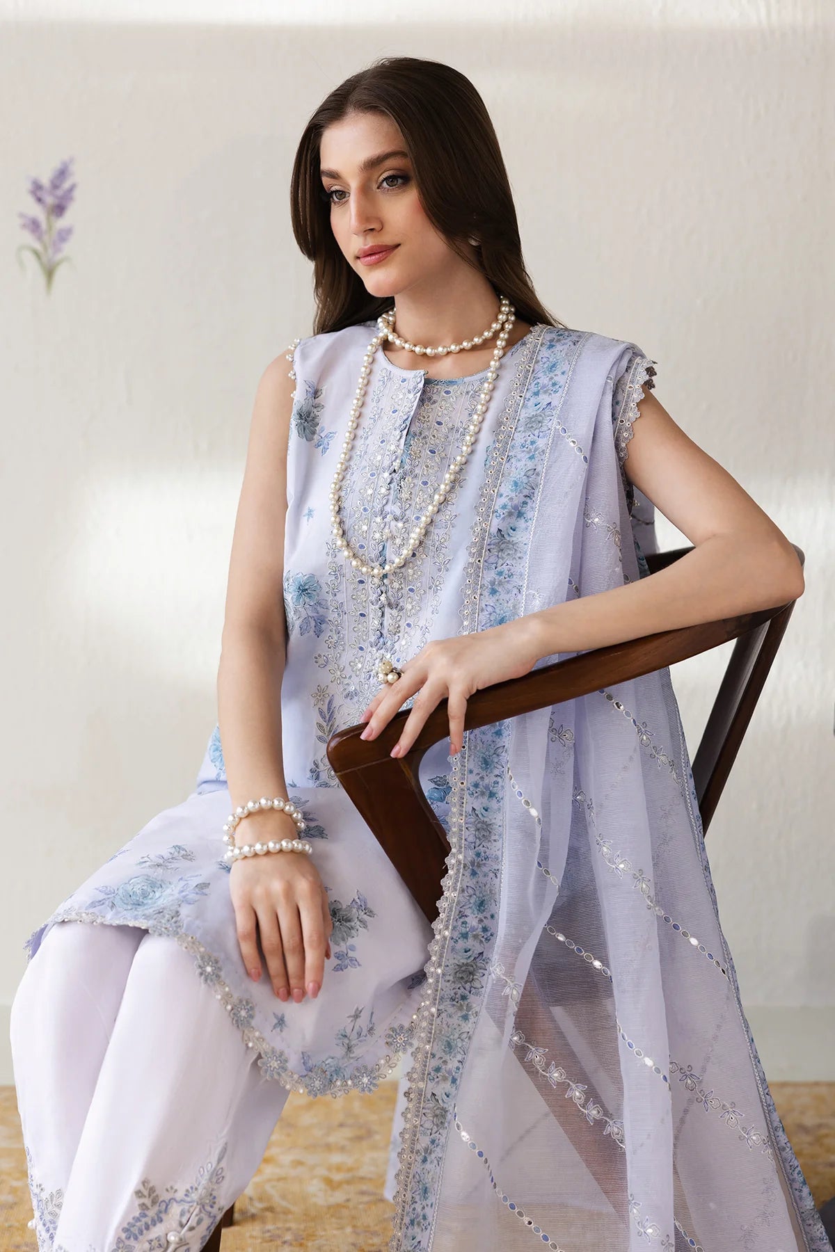 EMBROIDERED LAWN UF-4424