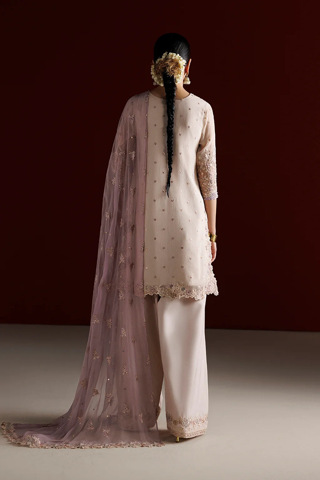 CC-104 EMBROIDERED CHIFFON